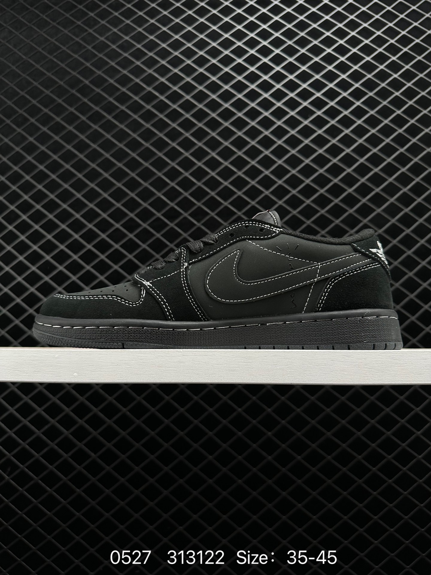 Travis Scott x Air Jordan 1 Low OG “Black Phantom